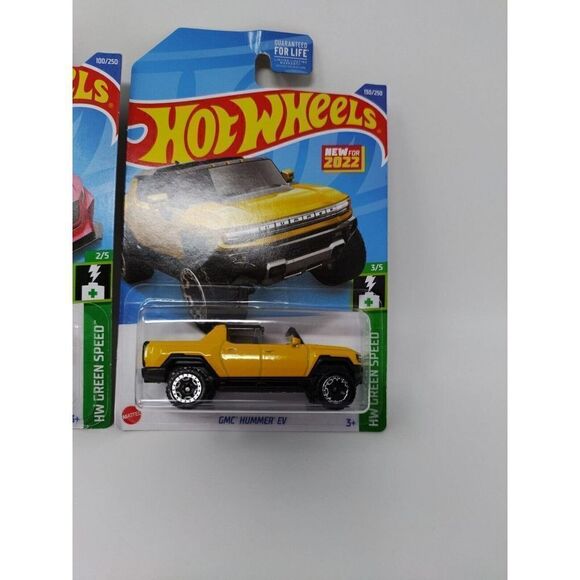 Hot Wheels Green Speed Lot of 4 Includes Hummer Nissan Leaf Ford Mustang Audi - Picture 5 of 5